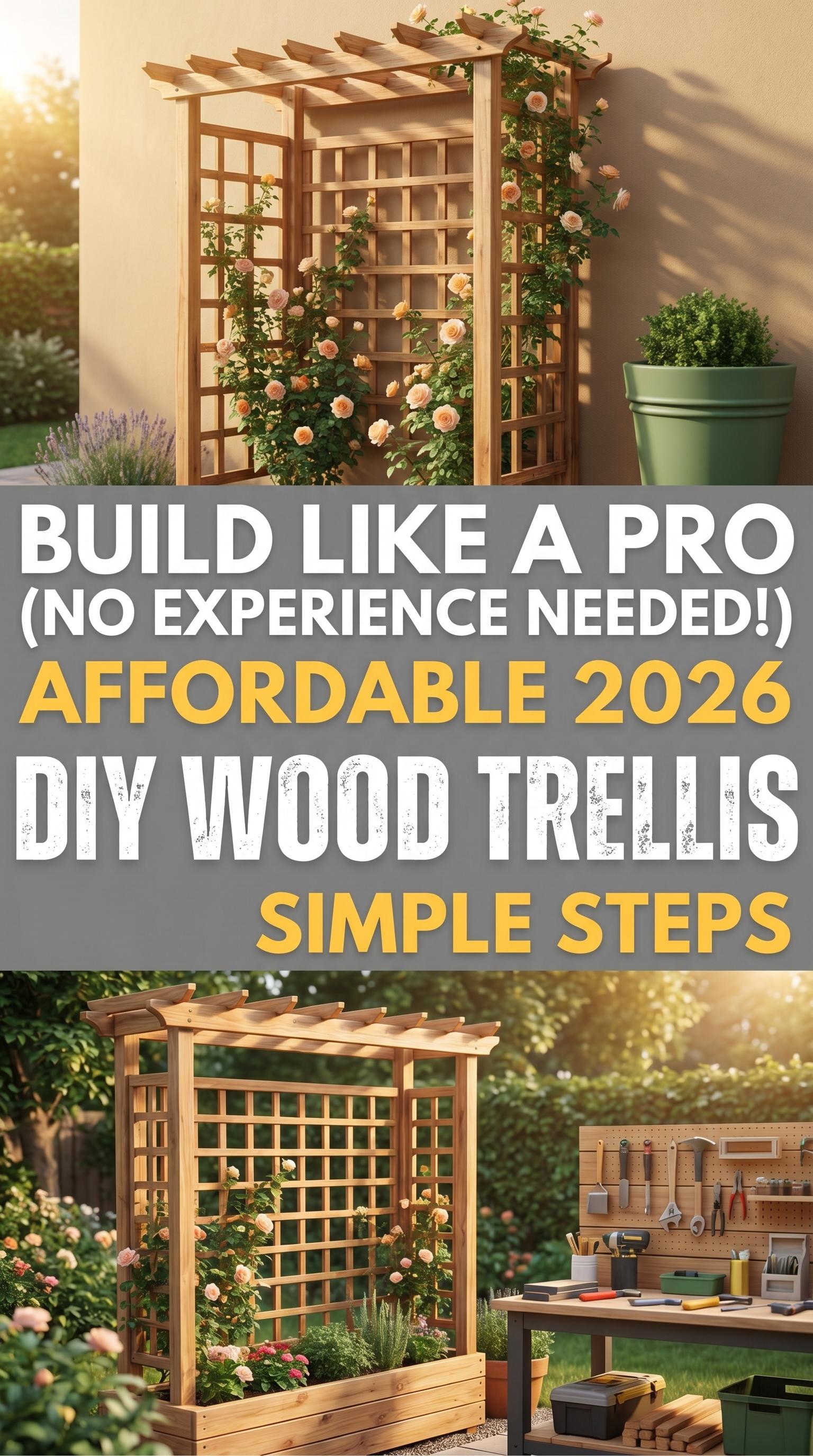 Build Your Own Epic DIY Wood Trellis: Upgrade Your Backyard on a Budget