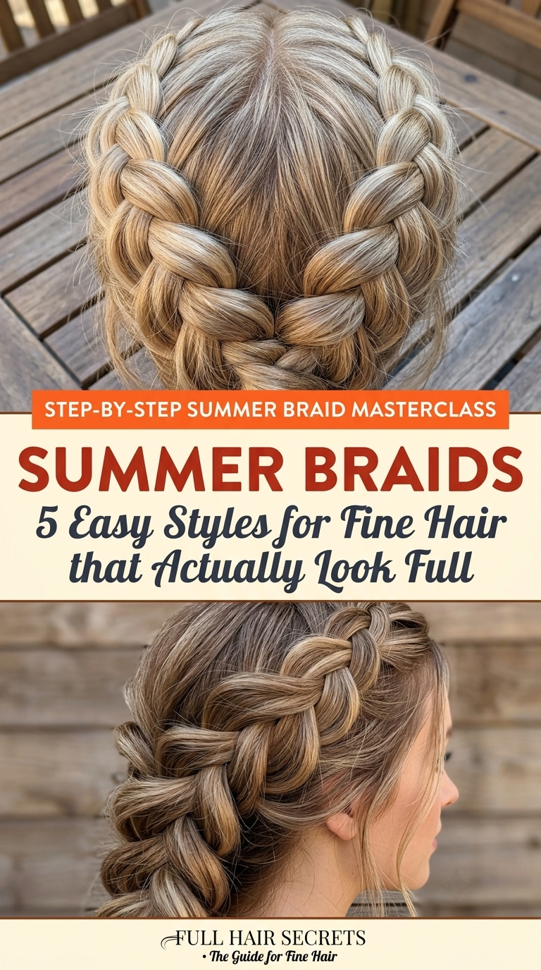 Get Fuller, Voluminous Braids Even on Fine Hair This Summer