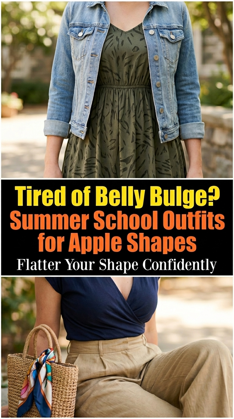 10 Flattering Summer School Outfits for Apple Shapes: No Bloating Allowed!