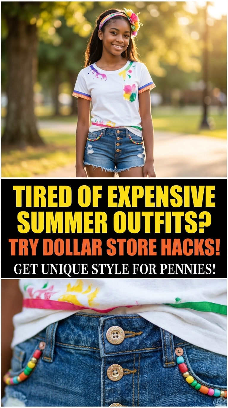 Dollar Store Magic: Crafting Your Dream Summer School Wardrobe for Pennies