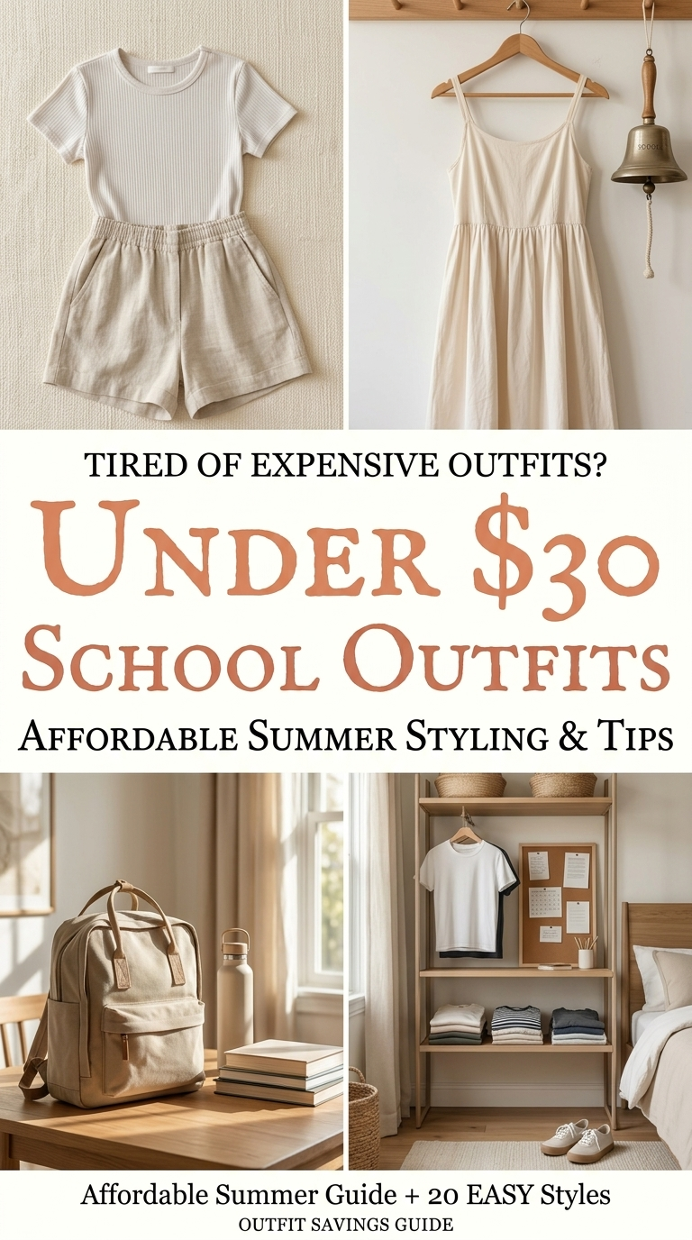 Look Cool, Not Broke: Easy Summer School Styles Under $30